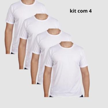 Imagem de Kit 4 Camisetas Unisex Dry Fit Academia Corrida Leve - Elisa Lucas, Br