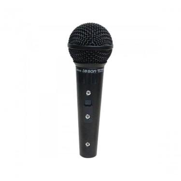 Imagem de Microfone Vocal SM58 P4BK Profissional com Chave ON-OFF e Conector XLR 3 Pinos Preto Leson