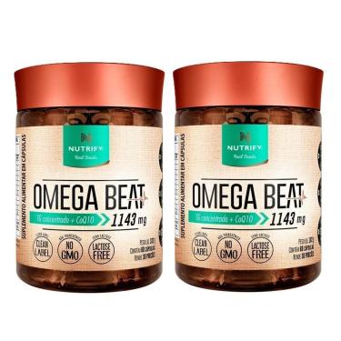 Imagem de 2x Ômega Beat - Nutrify 60 cápsulas-Unissex