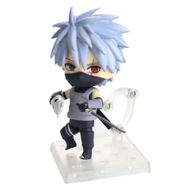 Imagem de Action Figure Kakashi Hatake Anbu Black Ops Nendoroid Articulado com Acessórios e Base...