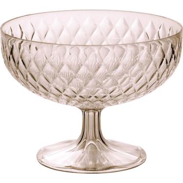 Imagem de Taça de Sobremesa Glamour 1,9L para Servir Doces em Plástico BPA Free para Mesa Posta Bronze Plasútil
