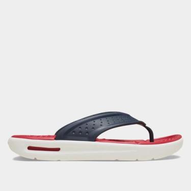 Imagem de Sandália Crocs Inmotion Flip Masculina, Azul, 41