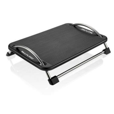 Imagem de Descanso Multilaser de Pés Ergonômico Reclinável Preto - AC059, Preto