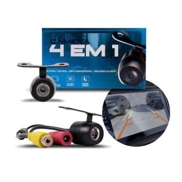 Imagem de Camera de ré borboleta 4 x 1 m7 4 lentes de vidro visão noturna 110 gr