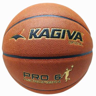 Imagem de Bola de Basquete Kagiva Pro 6 Microfibra Oficial Tamanho 6 Feminina-Feminino