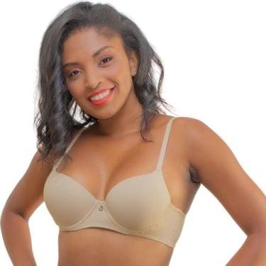 Imagem de Sutiã Premium Com Bojo Realça Os Seios Reforçado Alças Finas Lingerie 