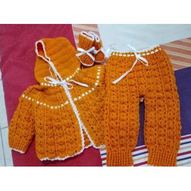 Imagem de Conjunto de Lã Bebê 6-9 meses - Débora Dutra 