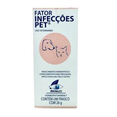 Imagem de Homeopático Fator Pet Infecções Arenales 26 g
