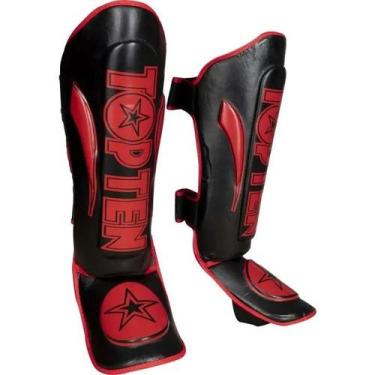 Imagem de Caneleira para Muay Thai e Kickboxing STAR LIGHT - Top Ten - Homologad