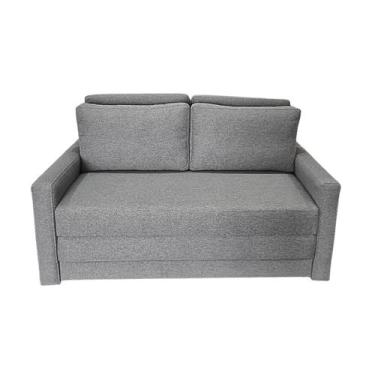 Imagem de Sofá Cama Casal 2 Lugares Tecido Linho Medida 180cm - 4R Estofados, De