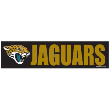 Imagem de Adesivo Faixa Bumper Strip 30x7,5 Jacksonville Jaguars - Wincraft
