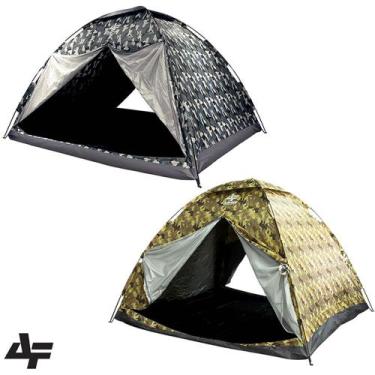 Imagem de Barraca Camping Albatroz AF-300 5 a 6 Pessoa Camuflada, Cinza