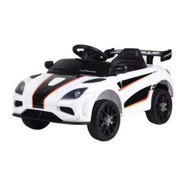 Imagem de Carrinho Elétrico Infantil Branco 12v - Bang Toys