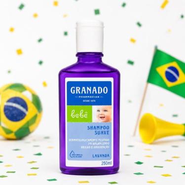 Imagem de Shampoo Granado Bebê Lavanda 250ml Limpeza Suave pH Balanceado Não Irr