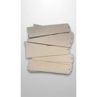Imagem de 100 Marcadores MDF Cru 20x4.5cm c/ Furo 5mm - Congratulations Store