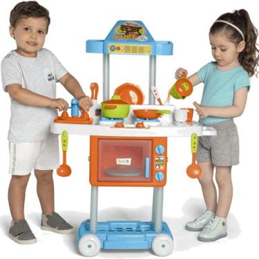 Imagem de Cozinha de Brinquedo Faz de Conta Calesita Tateti Riva Mr Chef