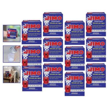 Imagem de Kit 12 Dedetizador Jimo Ativável Com Água 10g Contra Insetos Doméstico