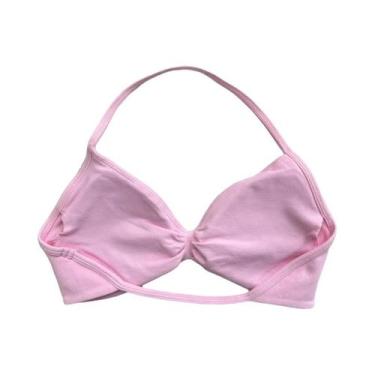 Imagem de Top Esportivo Feminino Acolchoado Com Costas Abertas, Tipo Halter, Par