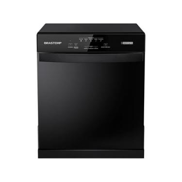 Imagem de Lava-Louças Brastemp 8 Serviços Modelo Preto BLF08AE, Preto, 220V