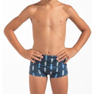 Imagem de Sunga Box Infantil Estampada Marcyn, Azul, 4