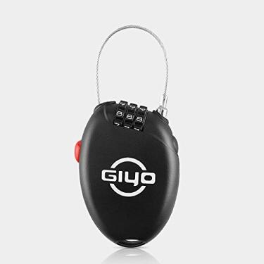 Imagem de Kiboule Mini cadeado de bicicleta Capacete de bicicleta Fechaduras antifurto 3 dígitos Combinação de senha Fechadura de cabo de bicicleta de estrada Fechadura de ciclismo portátil