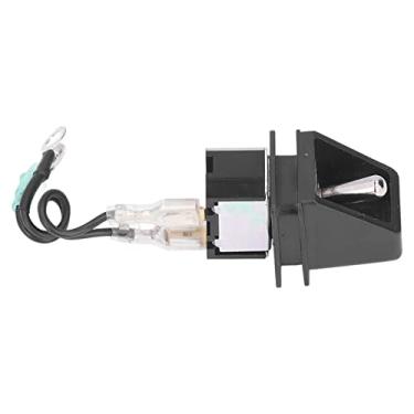 Imagem de Interruptor de parada de motor de popa, 87-91941A8 Design confortável à prova d'água, especificação OEM, aço inoxidável para caixa de controle remoto de motor de barco náutico