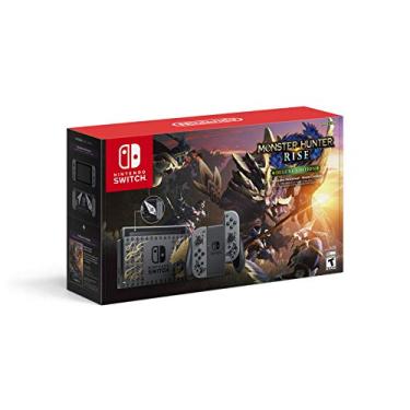 Controle Nintendo Switch Joy Con (l+r) Tema Monster Hunter Rise