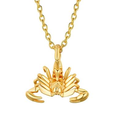 Imagem de GOLDCHIC JEWELRY Colar feminino com pingente de constelação do zodíaco, horóscopo dourado, pingente de astrologia, presentes de aniversário, 46+5cm, Metal, Sem Pedra Preciosa