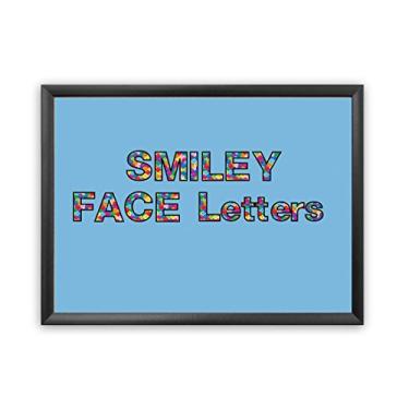 Imagem de Hygloss Products Letras e números para quadro de avisos – Combo de design com rostos sorridentes – 7,6 cm, 350 peças