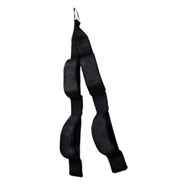 Imagem de Newmind Acessório de cabo de corda de tríceps de luxo, acessórios para máquinas de exercício, sistema de polia, corda puxada para baixo com anel em D