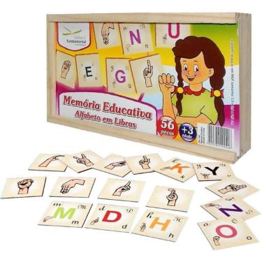 Imagem de Jogo Da Memoria Educativa Alfabeto Em Libras - Fundamental