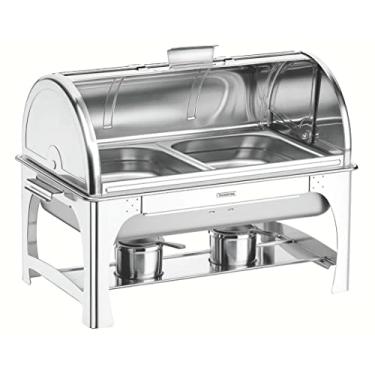 Imagem de Rechaud Retangular Banho Maria Tramontina 61043020 8.4L Inox