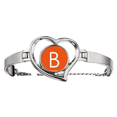 Imagem de N/A N/A Bracelete Chestry Elements Tabela Período Semetal Boro B Pulseira Coração Joia Fio Bangle, medium, metal