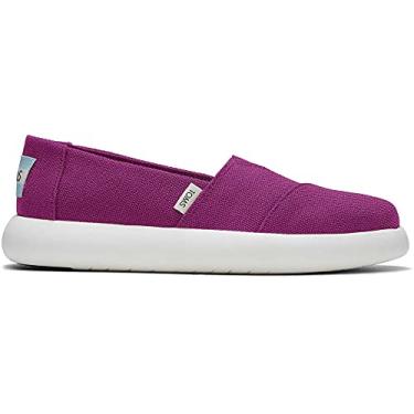 Imagem de TOMS Alpargata Malva sem cadarço, Tela Dark Fuch Hrtg, 7