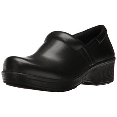 Imagem de Dr. Scholl's Shoes Tênis de trabalho feminino Dynamo, Couro preto, 11