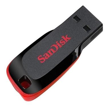 Imagem de Pen Drive USB Flash Drive Cruzer Blade 128GB Sandisk