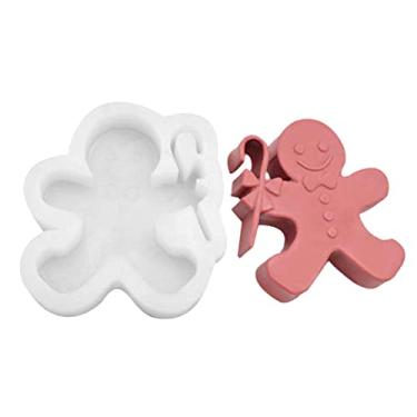 Imagem de vela silicone natal 3D, resina feito à mão cera aroma para fabricação velas faça você mesmo artesanato sabão bolo chocolate cera abelha