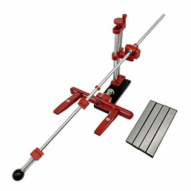 Imagem de Qudai Afiador de lâmina de ângulo fixo profissional pedra de afiar casa cozinha ferramenta de afiar 360° rotação design flip com 4 diamantes pedra de afiar