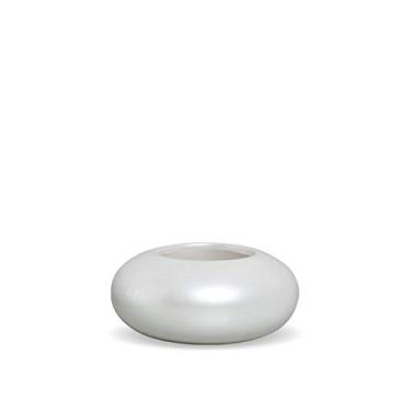 Imagem de Decoração para Sala Vaso Decorativo Cachepot Redondo P Pérola