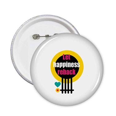 Imagem de Emblema de Páscoa Felicidade Retorno Art Deco Presente Fashion Pinos Emblema Acessório Decoração 5 peças