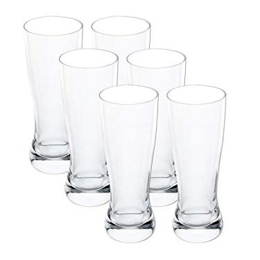 Imagem de Jogo de 6 copos para cerveja Catarinense em cristal ecológico 200ml A14,5cm