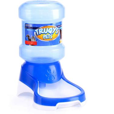 Imagem de Bebedouro Automático Truqys Pets Azul com Galão - 2 Litros