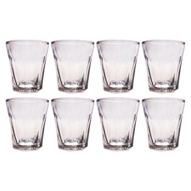 Imagem de Jogo 8 Copos Shot Vidro Tequila Cachaça Vodka Dose 45ml Bar