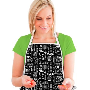 Imagem de Avental De Cozinha Térmico Suporta Altas Temperaturas Estampas Variadas