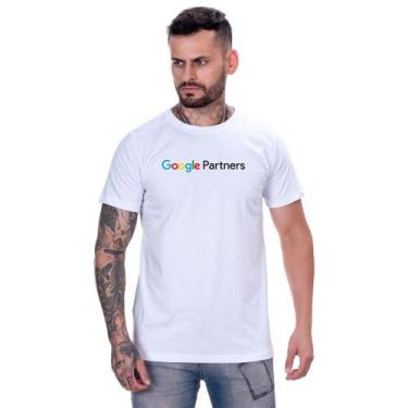Imagem de Camiseta Camisa Nerd Internet Geek Google Partners Escrita - Asulb