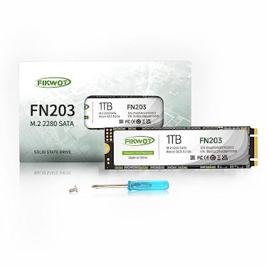 Imagem de Fikwot SSD FN203 M.2 SATA M.2 - SLC Cache 3D NAND TLC SATA III 6Gb/s M.2 2280 NGFF Unidade de Estado Sólido Interna até 550 MB/s, Compatível com Ultrabooks, Tablets e Mini PCs