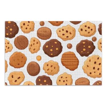 Imagem de Chocolate Chip Cookies Jigsaw Puzzle, Funny Puzzles for Adults, Adults Puzzles, 500 Piece Puzzle for Adults