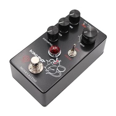 Imagem de XCPHGFM Fuzz Distortion Guitar Effect Pedal 4 Mode Switch & Volume/Filter/Distortion Controls Compact Portable Digital Distortion Guitar Effector Effect Processor for Electric Guitar - KING RAT