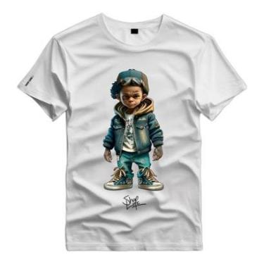 Imagem de Camiseta Personalizada Kid Rapper Tattoo Criança Style-Unissex