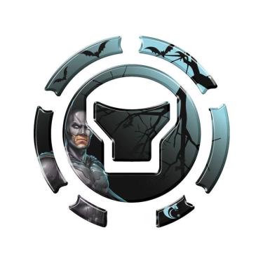 Imagem de Adesivo Bocal Moto Honda Modelos Acima 2018 Batman Cor Preto
